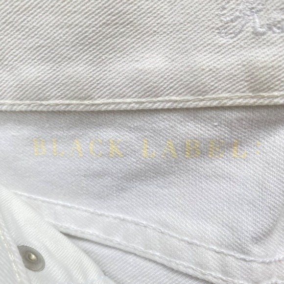 Ralph Lauren Black Label Big Pony Wide Leg Jeans White‎ Denim Size 29 - Picture 8 of 10